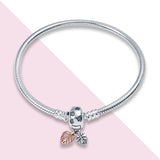 925 Silver Bracelets for Hot Charms Women's Jewelry