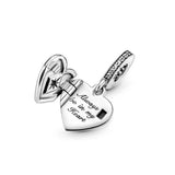 925 Silver Airplane Book Cross Tree Pendant DIY Beads Fit Bracelet Women