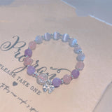 925 Silver Amethyst Bracelet Opal Jewelry Women's Gift