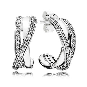 925 Silver Anchor Wheel Moon Stars Earring