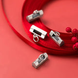 925 Silver Door Lock Charms Pendant DIY Jewelry