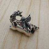 925 Silver Angel & Unicorn Charm Bead European Jewelry