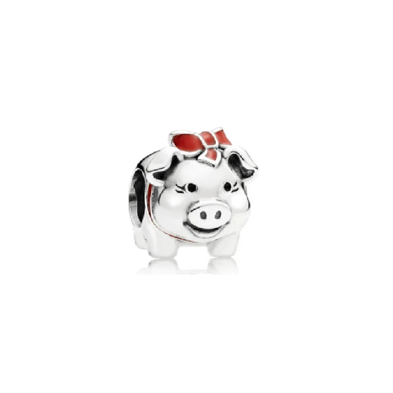 925 Silver Animal Beaded Charm Jewelry for Women