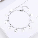 925 Silver Butterfly Bracelet for Women S-B112