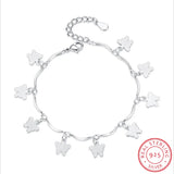925 Silver Butterfly Bracelet for Women S-B112
