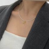 925 Silver Balloon Dog Necklace Animal Clavicle Chain Women's Jewelry