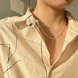 925 Silver Balloon Dog Necklace Animal Clavicle Chain Women's Jewelry