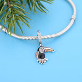 925 Silver Woodpecker Pendant Necklace for Wife Girlfriend Sister