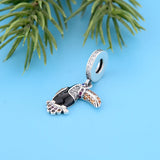 925 Silver Woodpecker Pendant Necklace for Wife Girlfriend Sister