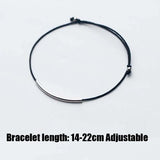 925 Silver Ankle Bracelet Red Thread Charm Bracelet Jewelry