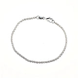925 Silver Anklet Women Bohemian Bead Star Foot Jewelry Summer Beach