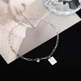 925 Silver Anklet Good Luck Summer Female Foot Chain