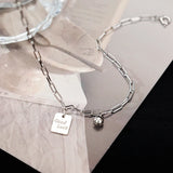 925 Silver Anklet Good Luck Summer Female Foot Chain