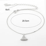 925 Silver Anklets Bracelet on Leg 925 Silver Barefoot Sandals Anklets