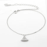 925 Silver Anklets Bracelet on Leg 925 Silver Barefoot Sandals Anklets