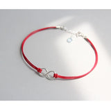 925 Silver Red Thread Rope Anklet Foot Jewelry