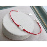 925 Silver Red Thread Rope Anklet Foot Jewelry