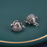 925 Silver Aromatherapy Sachet Pendants Retro Ethnic DIY Jewelry Making