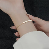 925 Silver Natural Pearl Bracelet Asymmetric Splicing Charm Jewelry