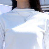 925 Sterling Silver Bachelor's Hat Pendant Necklace for Her