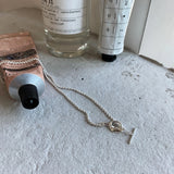 925 Silver Ball Bead Choker Necklace Irregular Clasp Hypoallergenic Jewelry
