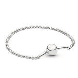 925 Silver Ball Clasp for Essence Rose Pan Bracelet DIY Jewelry