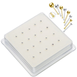 925 Silver Ball Nose Stud Body Jewelry Piercing