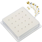 925 Silver Ball Nose Stud Body Jewelry Piercing