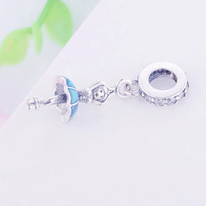 925 Silver Ballerina Bead Pendant for Bracelet Making