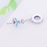 925 Silver Ballerina Bead Pendant for Bracelet Making