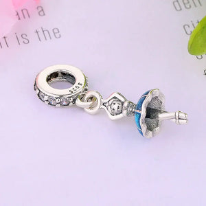 925 Silver Ballerina Bead Pendant for Bracelet Making