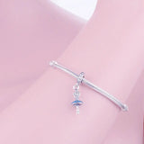 925 Silver Ballerina Bead Pendant for Bracelet Making