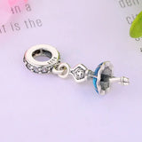925 Silver Ballerina Bead Pendant for Bracelet Making