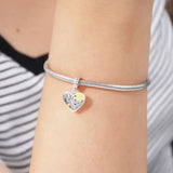 925 Silver Tree Of Life Four Leaf Clover Charm Bead for Bracelet