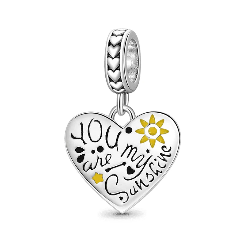 925 Silver Tree Of Life Four Leaf Clover Charm Bead for Bracelet