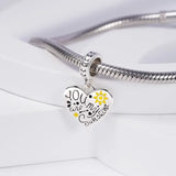 925 Silver Tree Of Life Four Leaf Clover Charm Bead for Bracelet