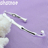 925 Silver Bamboo Bracelet Bangle Women