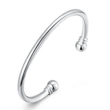 925 Silver Bangle Bracelet For Women Gift Jewelry