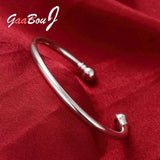 925 Silver Bangle Bracelet For Women Gift Jewelry