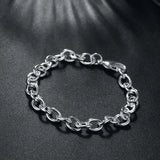 925 Sterling Silver Base chain Bracelet with Lobster Clasp