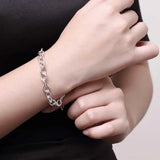925 Sterling Silver Base chain Bracelet with Lobster Clasp