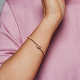 925 Silver Mesh Bracelet w/ Ball Clasp for Charm Bead Making Women