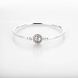 925 Silver Bangles for Women DIY Bracelets Charms Jewelry