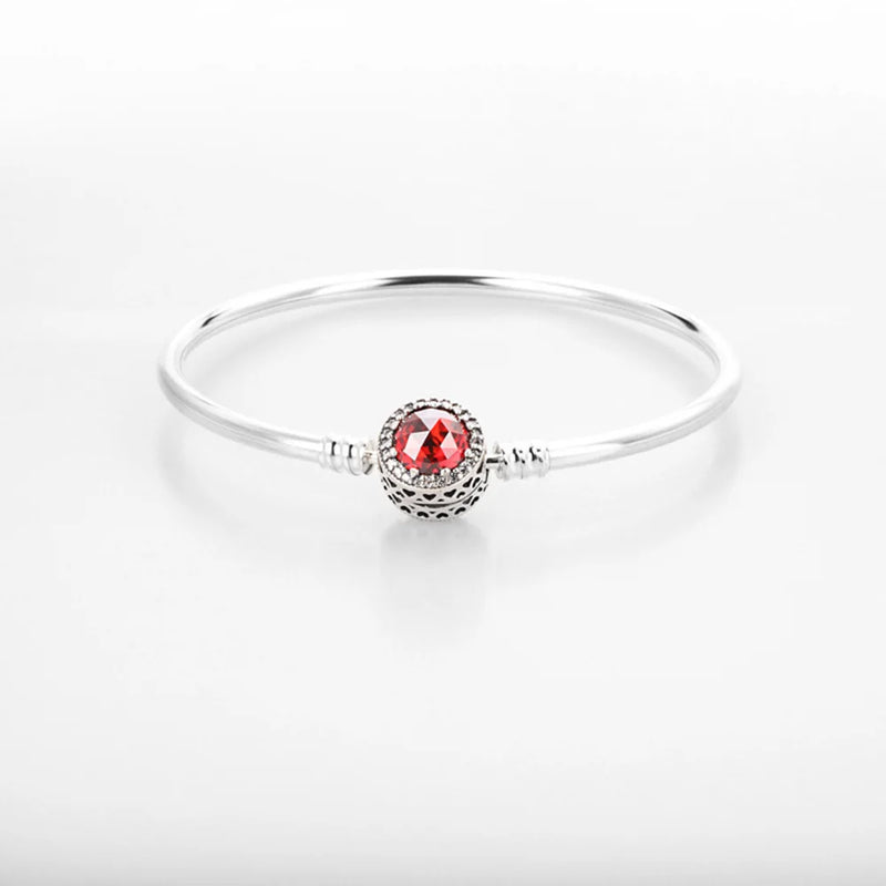 925 Silver Bangles for Women DIY Bracelets Charms Jewelry