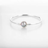 925 Silver Bangles for Women DIY Bracelets Charms Jewelry