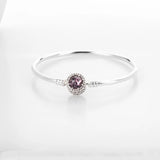 925 Silver Bangles for Women DIY Bracelets Charms Jewelry