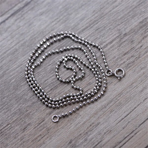 925 Silver Basic Chain Necklace Classic Jewelry for Women
