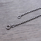 925 Silver Basic Chain Necklace Classic Jewelry for Women