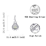 925 Silver Bat Necklace Earrings Bracelet Glow in The Dark Halloween Gift