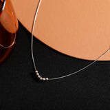 925 Silver Bead Anklet Cold Wind Niche Advanced Sense Tide Women's Foot Chain